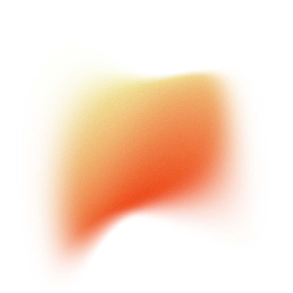 Gradient of orange and red on a white background